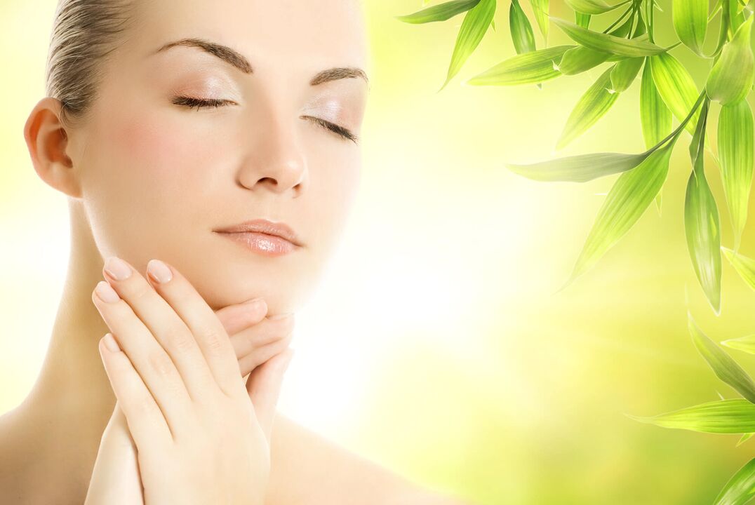 Facial oil massage for rejuvenation